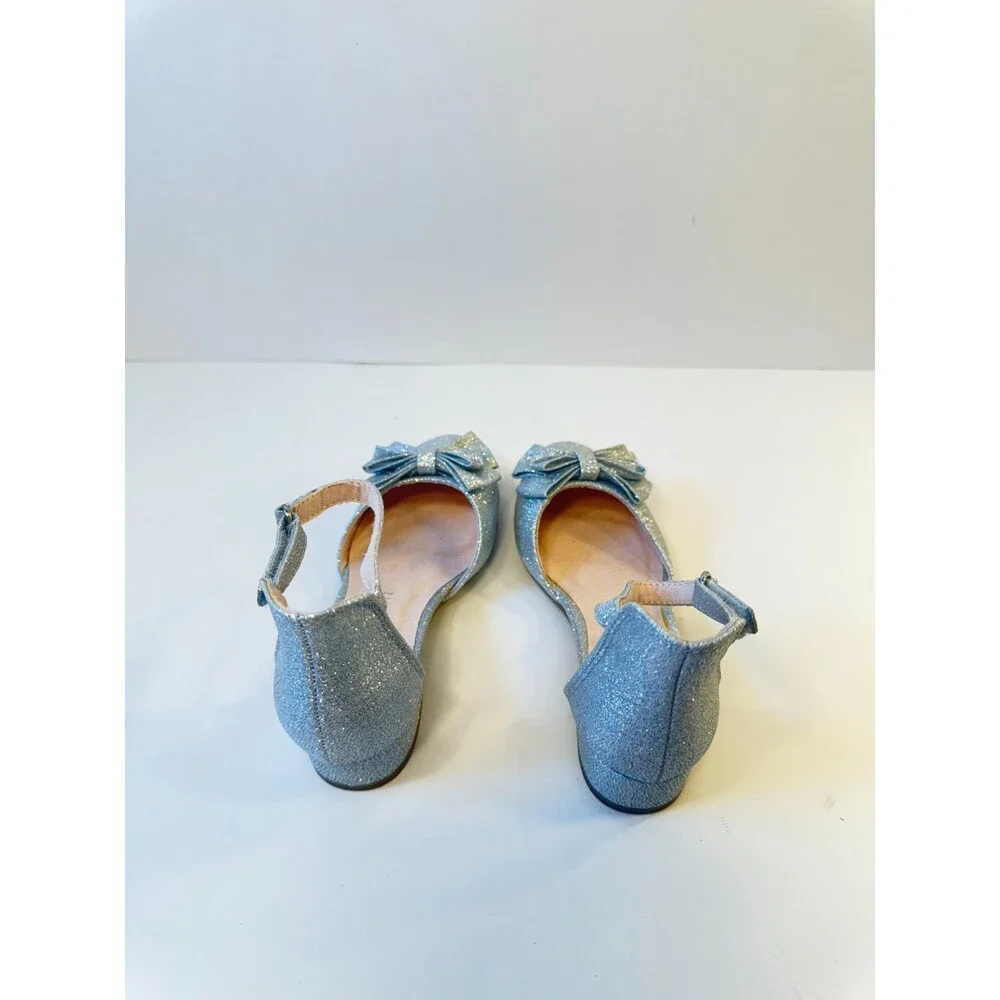 C47. Kelly & Katie Womens Heels Silver-US 12 Kids